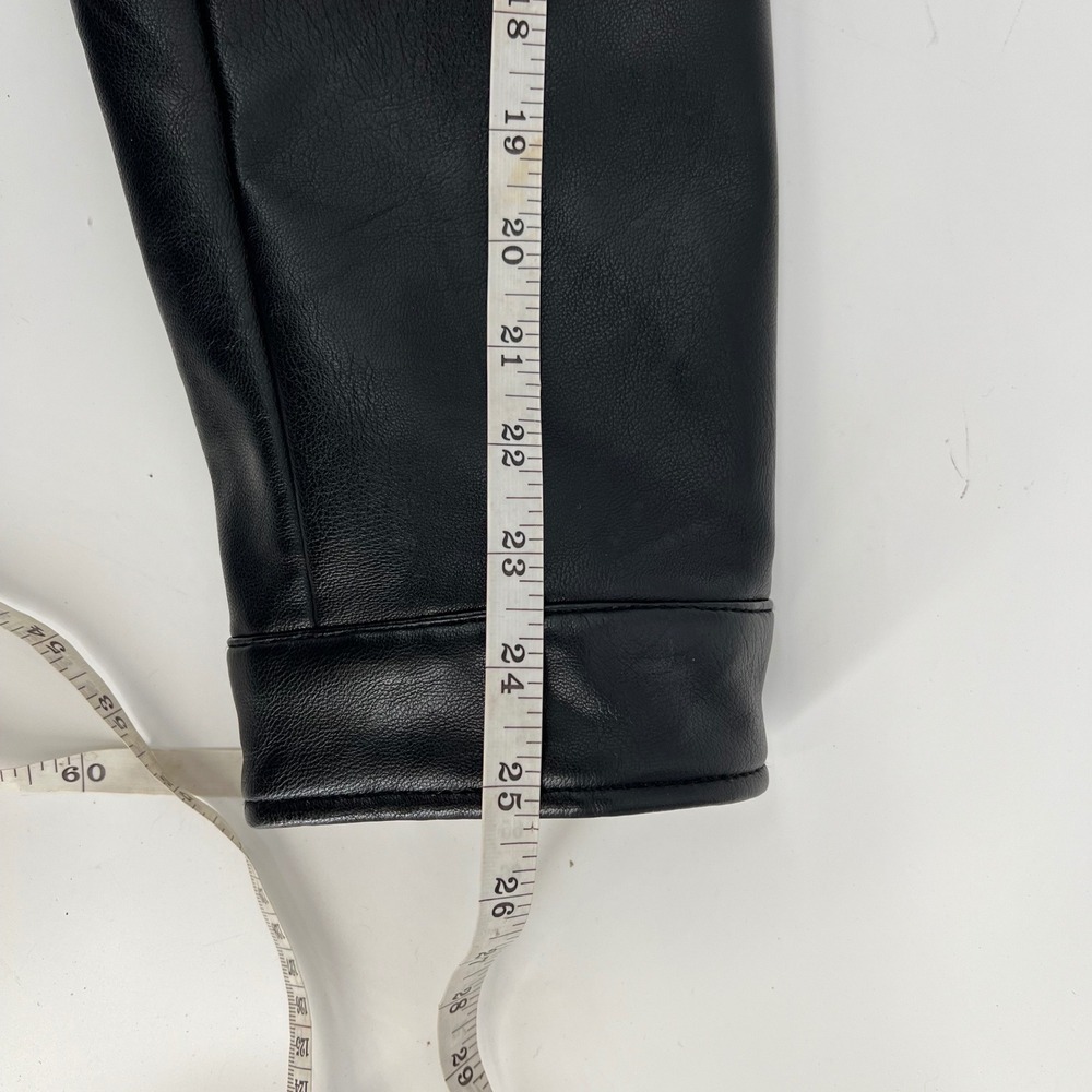 Levis Mens Faux Leather Field Jacket Black Quilted Lining Medium‎ RN 54163 - Picture 10 of 13